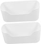 2Pcs Wall Mounted Storage Boxes Adhesive Cabinet Door Organizers for Efficient Space Saving Floating Containers for Makeup Sundries and Pantry Items Stylish