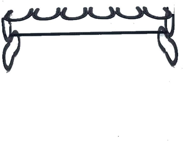 Black Horseshoe Boot Rack
