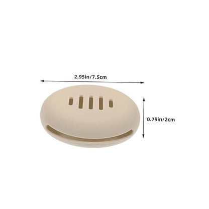 BESTYASH Silicone Travel Makeup Puff Case 3 Pcs Portable Powder Puff Holder for for All Skin