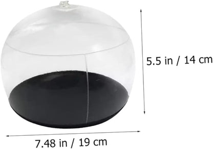 NUOBESTY 1PC Inflatable PVC Hat Holder Anti Folding Leisure Cap Support Blow Up Hat Shaper for Fitted Caps Pressing Form for Storage and Display