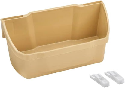 7 7/8 " Wide Polymer Door Storage Trays Almond