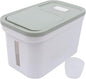 22lbs Rice Dispenser Large Rice Cereal Storage Container Airtight Flour Grain Storage Bucket Food Flour Storage Bins Grain Storage Container for Rice, Beans, Grains, Cereal Dry Food