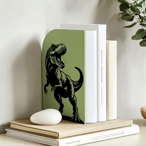 Peacoblue 5.3"x4.3"x7.9" Metal Bookends, Heavy Duty Book Ends for Shelves - Image 4