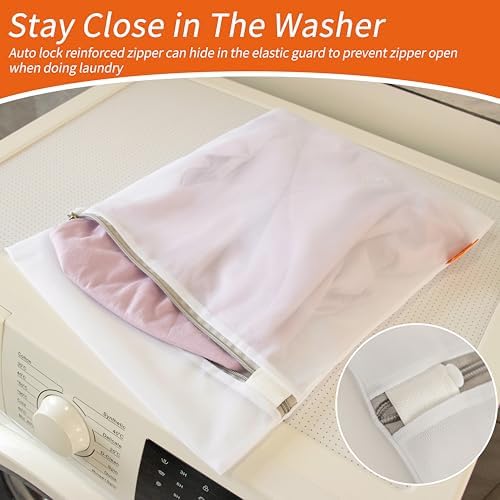 Polecasa Mesh Laundry Bags 3 Pack, 12 x 16" Medium, Fine Mesh - Image 4