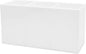 Cerpourt White Makeup Brush Organizer,Acrylic Cosmetic Brushes Storage Holder with 3 Slots,Pencil Pen Holder for Desk,Desk Organizer and Accessories for Vanity