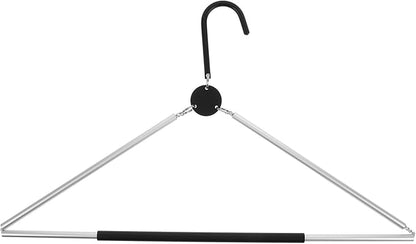 Portable Foldable Clothes Hanger Lightweight Travel Hanger Space Saving Folding Coat Nonslip Design for Cruise and Closet Organization