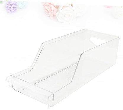 Beverage Organizer for Fridge Pantry Storage Bins Can Holder Stackable Material Refrigerator Containers