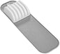 madesmart Premium Knife Mat, Soft-Grip Slot Organizer for 5 Knives, Non-Slip Drawer Insert Protects Blades and Drawers, Space-Saving Kitchen Knife Storage, Premium