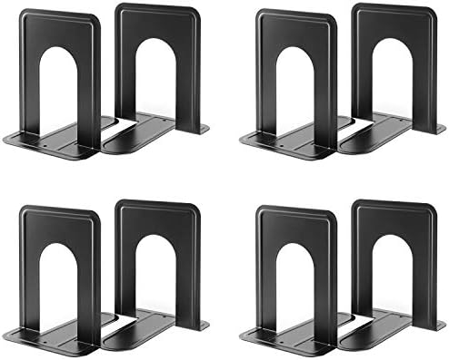 MaxGear Book Ends Universal Premium Bookends for Shelves, Non-Skid Bookend by MaxGear