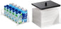 Puricon Drink Organizer for Fridge Pusher Glide Bundle with Acrylic Disposable Facial Towels Holder