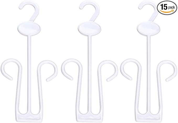 LIOOBO Pack of 15 Shoe Display Hook Shoes Drying Rack Plastic Hanger for Shop Home Supermarket Mall