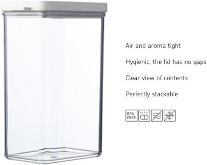 Mepal Food Storage Containers - Storage Box with Lid for Dry Foods - Kitchen Container & Organizer - Airtight Food Storage Container - Dishwasher Safe - 700 ml - Black