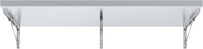 AmGood Stainless Steel Folding Wall Shelf 18 in. x 48 in. | NSF | Concession Stand, Food Truck, Kitchen, Restaurant, Garage, Laundry, Utility Room