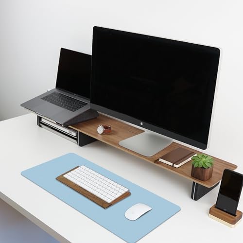 Leather Desk Pad Protector,Non-Slip Desk Pad(Apricot, 31.5" x 15.7") - Image 6