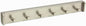 Design-R Pull-Out Belt Rack for Belts, Ties and Scarves, Accessories Storage Hanger with Mounting Hardware (Matte Nickel)