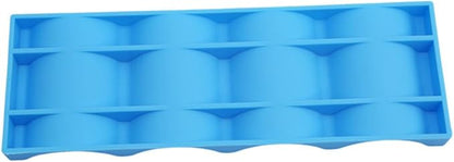 Novelty Silicone Fridge Storage Rack for Cans Bottles Stackable Organizer for Home Garage Pantry and BBQ Lightweight Easy to Clean Beverage Holder Mat