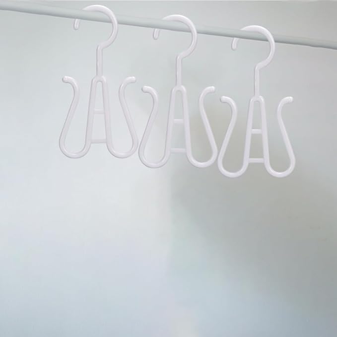 Zerodeko 10pcs Plastic Shoes Hanging Hooks Slipper Organizers for Efficient Storage and Quick Drying for Closet Travel and Home Use