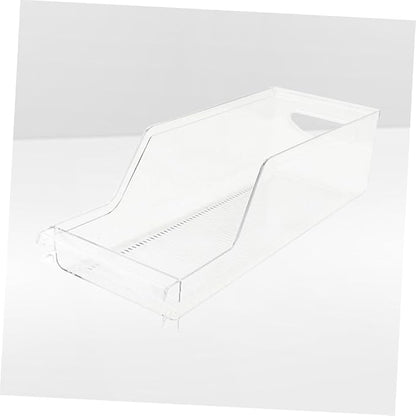 Beverage Organizer for Fridge Pantry Storage Bins Can Holder Stackable Material Refrigerator Containers