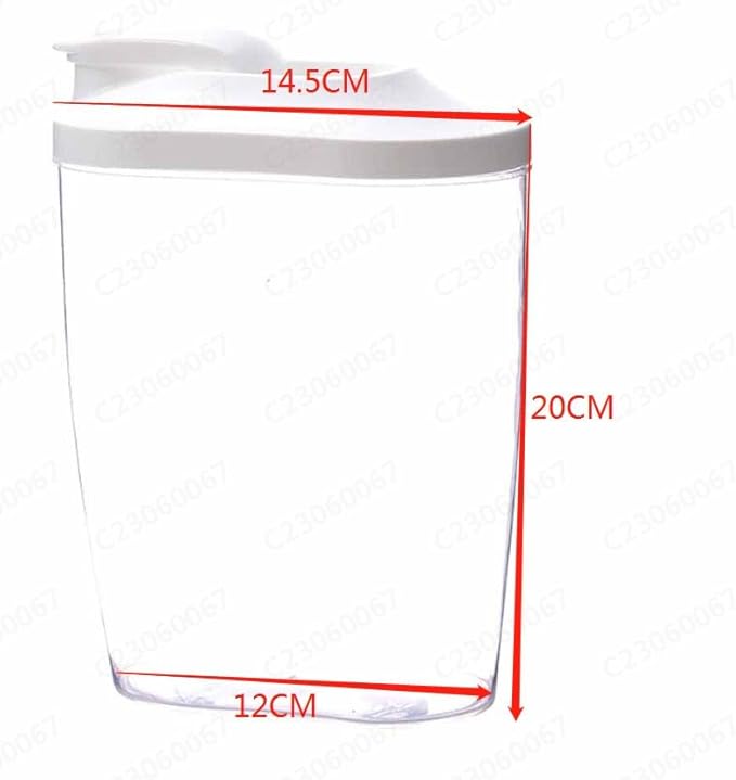 1 pack Cereal Storage Container, 0.39 Gallon Cereal Containers, Cereal Container for Flour Sugar Nuts Snack Pet Food, Airtight Food Storage Containers for Pantry Organization and Storage, Large