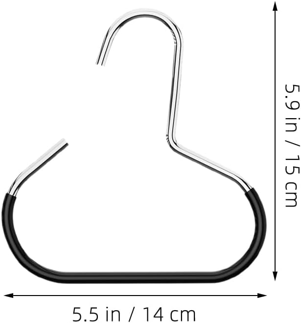BESTOYARD 10-Pack Scarf Ring Hangers Non-Slip Metal Closet Organizer for Ties Scarves Belts and Tank Tops with Protective Coating 5.90X5.51 Inches