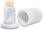 JIMEI Marble Toothpick Holder with Lid, Toothpick Dispenser Jar Box, marble salt and pepper shakers, Toothpicks Container Case Cute Toothpick Organizer for Home, Kitchen, Restaurant