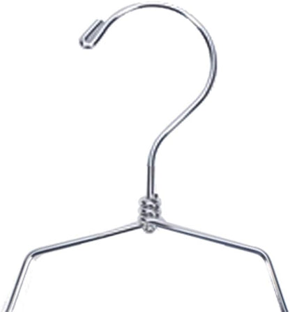 NAHANCO Metal Shirt Hanger, 16" Chrome-Plated, Standard Hook (Pack of 25)