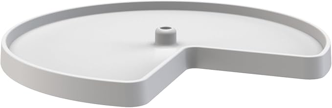 REV-A-SHELF Value Line Polymer Kidney-Shaped Lazy Susan Shelf for Corner Base Cabinets