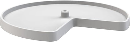 REV-A-SHELF Value Line Polymer Kidney-Shaped Lazy Susan Shelf for Corner Base Cabinets