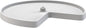 REV-A-SHELF Value Line Polymer Kidney-Shaped Lazy Susan Shelf for Corner Base Cabinets