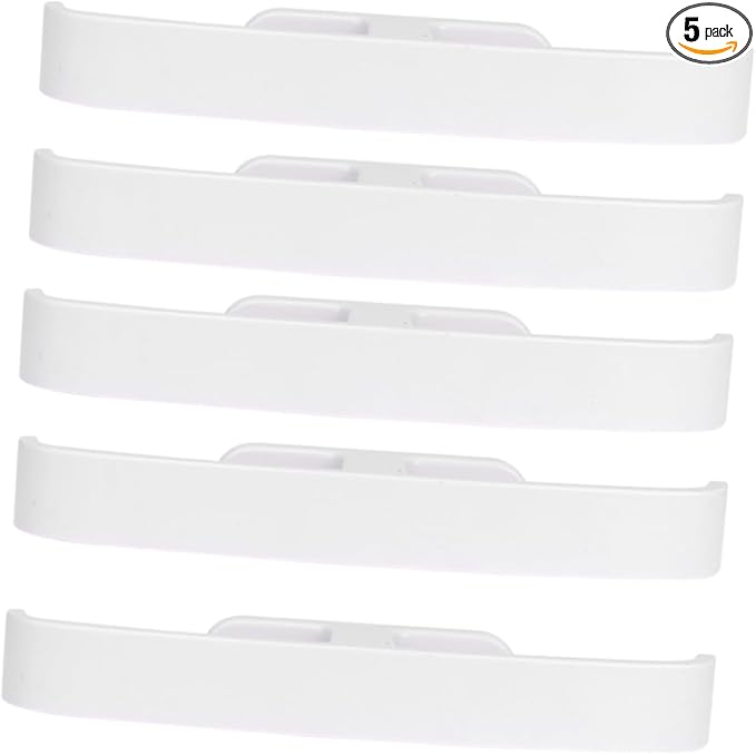 Wall Mounted Shoe Rack Hanging Slipper Organizer for Bathroom Hallway Space Saving Elastic Sticky Shoes Holder 10.23X1.18X2.16In 5-Pack