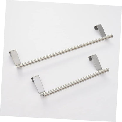 Stainless Steel Towel Rack 23cm Over The Door Cabinet Door Wall Mounted