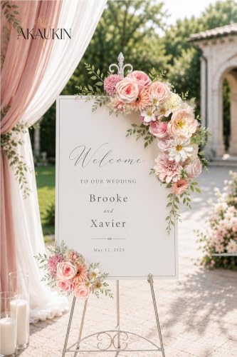 Pink Artificial Flowers Combo Box Silk Fake Roses for DIY Bouquets - Image 2