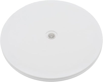 1 Pcs White 8 inch Acrylic Lazy Susan Rotating Turntable Organizer Bearings - Round Swivel Plate for Spice Rack, Table, Cake, Kitchen Pantry