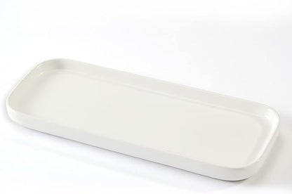 CosyCorner Ceramic Bathroom Tray, White, 9.8in x 3.9in x 0.7in