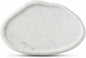 Koville Luxurious Natural Marble Vanity Tray for Home Decor, Cloud Shape Serving Stone Key Tray, 10" x 7" Marble Storage Trays for Bathroom, Stone Plate for Perfume, Candle and Jewelry（Bianco Carrara）