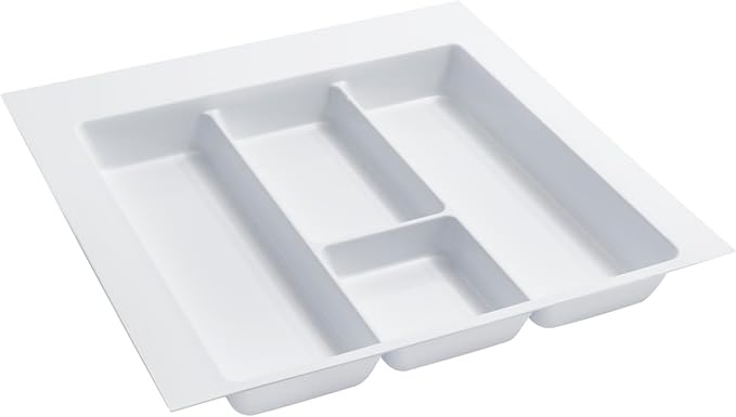 Rev-A-Shelf Polymer Trim-to-Fit Glossy Drawer Insert Utensil Organizer