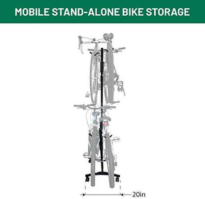 Let's Go Aero V-Tree™-4 Four Bike Home, Garage, & Office Mobile Storage Stand (Model B00284)