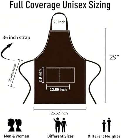 16 Pack Black Bib Apron, Waterd Resistant Unisex Aprons Bulk with 2 Pockets - Image 3