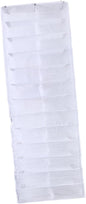 over The Door Shoe Organizer Space Saving Hanging Rack for Shoes Slippers and Accessories Closets and Spaces White