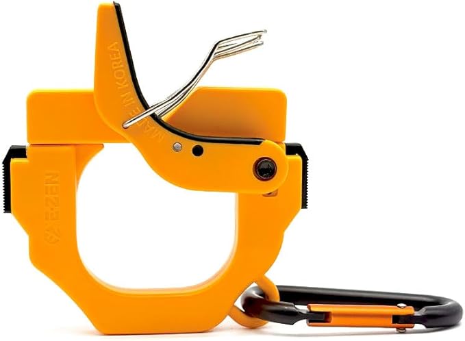 One Touch Cable Tie Holder/Zip Tie Organizer (Yellow)