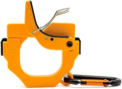 One Touch Cable Tie Holder/Zip Tie Organizer (Yellow)