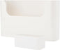 Adhesive Cabinet Door Organizer, Bathroom Wall Mount Storage Rack, Bedside Shelf Organizer Door Rack Shelves Holder for Sink Kitchen Bathroom RV Pantry Bedroom Closet Laundry Office (White-2 Pack)