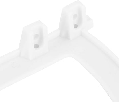 2 Layers Shoes Drawer Cabinet Hinges Black Cabinet Flip Frame Shoe Rack Replacement for Porch Kitchen Living Room(White)