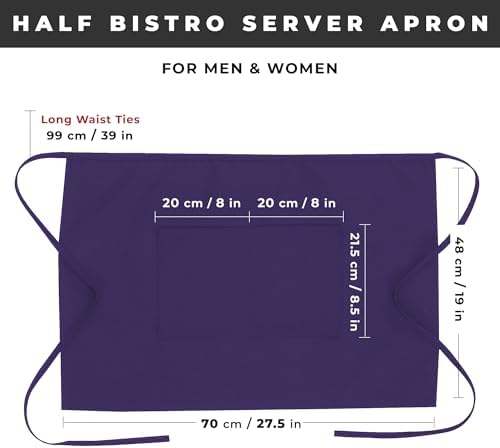 Chef Works Unisex Half Bistro Server Apron - Image 7