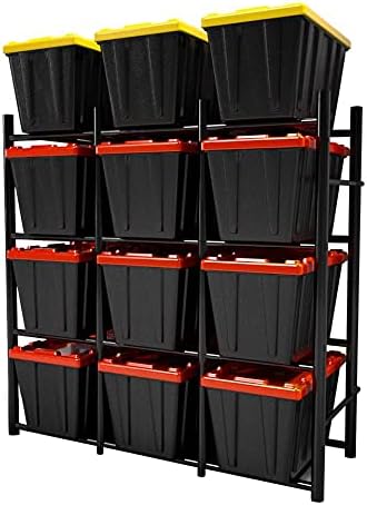 Bin Warehouse DFAE2MBW0431-HD Heavy Duty 12 Tote Rack