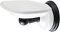 Kingston Brass BA1115MB Victorian Wall-Mount Soap Dish Holder, Matte Black 5.38 x 4.44 x 2.75