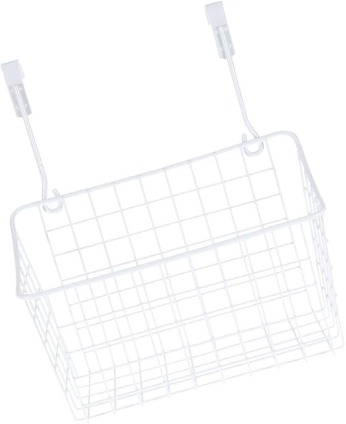 Ciieeo Cabinet Storage Basket over Door Hanging Organizer Hanging Rack for Desk Kitchen Closet