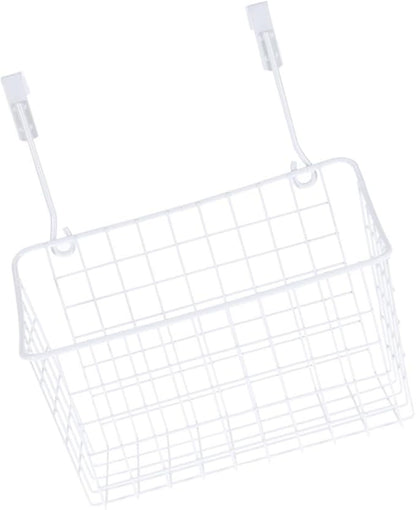 Ciieeo Cabinet Storage Basket over Door Hanging Organizer Hanging Rack for Desk Kitchen Closet
