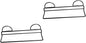 DECHOUS 2pcs Wall Hanging Single Layer Shoe Rack Easy Install Door Shoe Organizer Eco-Friendly