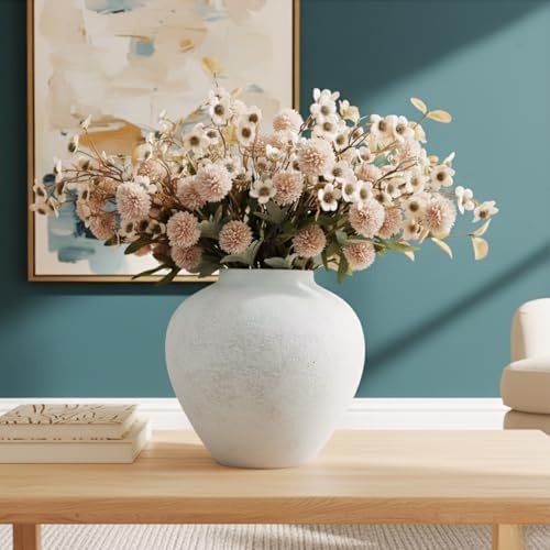 Beige Silk Flower Arrangements Decor, Large Floral Centerpieces For Tables - Image 2